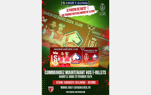 Billetterie Stade de Reims...vs Lille Losc....