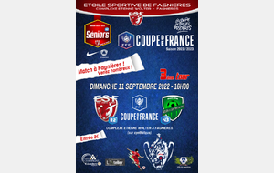 COUPE DE FRANCE DE FOOTBALL / 3ème tour : ES Fagnières (R2) Vs AS Prix les Mézières (N3)