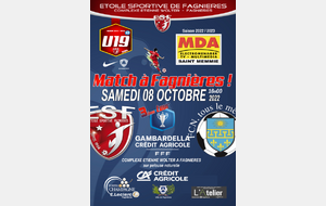 COUPE GAMBARDELLA U19R2 : 3ème tour à Fagnières