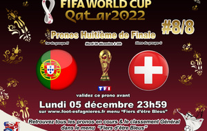 Pronostiquez Portugal vs Suisse (avant le 05/12)