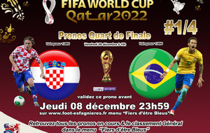 Pronostiquez 1/4#1 CROATIE vs BRESIL avant le 08/12....