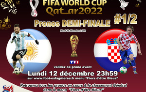 Pronostiquez ARGENTINE vs CROATIE avant Lundi 12/12