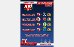 U19R2 : Calendrier des matchs amicaux....