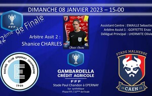 32eme de Finale de Gambardella pour Shanice !