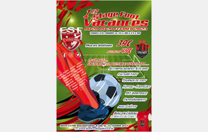 U8 à U13 : 1er Stage Foot Vacances !