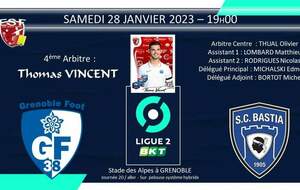 Thomas Vincent en Ligue2 BKT... 
