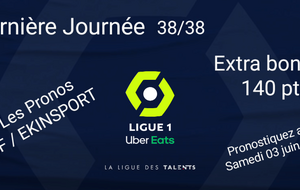 Les Pronos ESF/EKINSPORT, dernière journée de Ligue1 UberEats