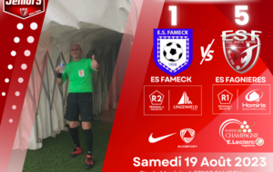 Séniors R1 - Résultat Match de Préparation #4