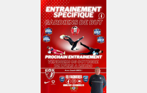 Entraînement Spécifique Gardien de But...