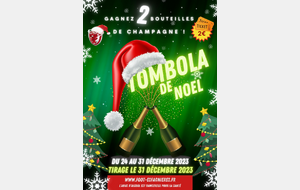 Tombola de Noël...du 24 au 31 décembre 2023...