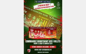 Billetterie Stade de Reims...Prochain Match à Delaune...