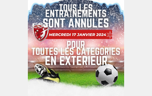 Entrainements annules en extérieur...