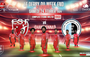 SENIORS LIGUE R1 - LE DERBY DU WEEK END !