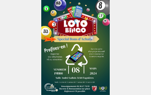 LOTO#1  Spécial Bons d'Achats  du Vendredi 08 Mars 2024