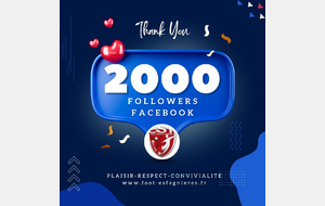 💥 2000 followers Facebook 😍