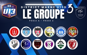 U13 MARNE D3 - LA POULE PHASE 2...