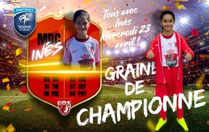 TOUS AVEC INES, GRAINE DE CHAMPIONNE...