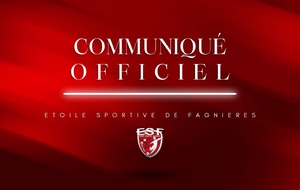 COMMUNIQUÉ OFFICIEL - DEPART DU PRESIDENT...