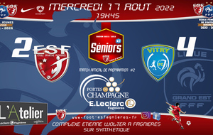 Séniors R2 - Match de Préparation #2 Vs Vitry Fc (R3)