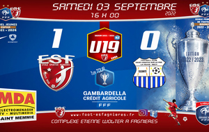 U19R2 - Coupe GAMBARDELLA 1er Tour 