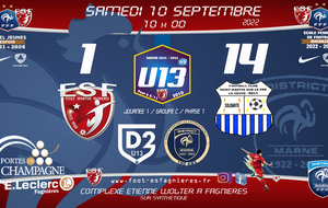 U13D2 - J1 Championnat D2 Vs Saint Martin Fc