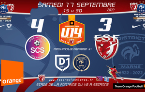 U14D1 - J2 Championnat D1 Vs Sézanne Sc