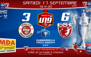 U19R2 - Coupe GAMBARDELLA Vs Tinqueux Champ Fc - 2ème Tour