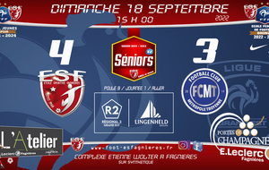 Séniors R2 Lingenheld/J1 - ES Fagnières VS Metropole Troyenne Fc