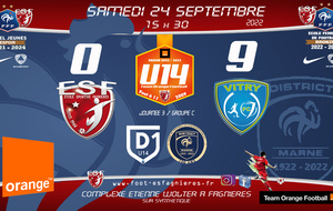 U14D1 - J3 Championnat D1 - ESF14 Vs Vitry Fc