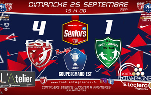 Séniors R2 - 2ème tour de Coupe GRAND EST - ESF Vs Avize Grauves (R2)