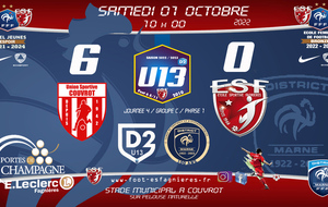 U13D2 - J4 Championnat D2 - Couvrot Us Vs ESF13