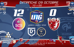 U16D1 - J8 Championnat D1 - Sézanne Sc Vs ESF16