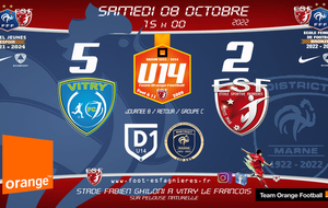 U14D1 - J8 Championnat D1 - Vitry Fc Vs ESF14