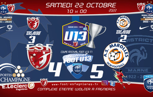 U13D2 - T1 Coupe Festival Foot - ESF13 Vs Marolles As