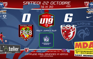 U19R2 - J6 Championnat - FCCB Vs ESF19