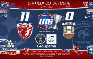 U16D1 - Coupe Groupama T1 - ESF16 Vs Olympic Suippas