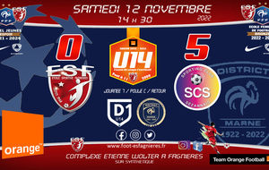 U14D1 - J7 Championnat D1 - ESF14 Vs Sézanne Sc