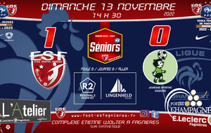 Séniors R2 Lingenheld/J8 - ES Fagnières R2 Vs Jeunesse Sportive Vaudoise