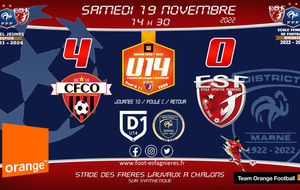 U14D1 - J10 Championnat D1 - Châlons FCO Vs ESF14