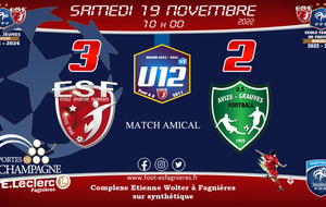 U12D2 - Match Amical - ESF12 Vs Avize Grauves Us