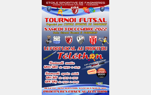 Tournoi Futsal : Téléthon 2022 à Fagnière !