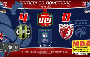 U19R2 - J10 Championnat - Cormontreuil Fc Vs ESF19
