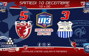 U13D3 - Match Amical - ESF13 Vs Fc Saint Martin