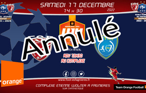 U14D1 - Match Amical Annulé 