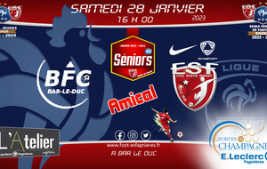 Séniors R2 - AMICAL - BAR LE DUC FC R1 Vs SENIORS R2