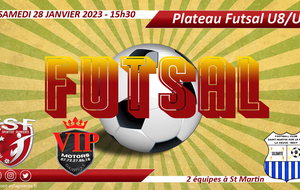 U8/U9 - Plateau Futsal a St Martin sur le Pre (2 équipes)