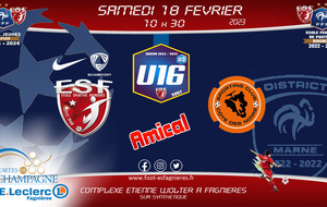 U16D2 - AMICAL - ESF16D2 Vs Côte des Noirs Sc D1