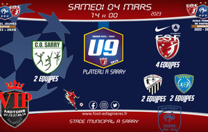U8/U9 - Plateau a Sarry (4 équipes)