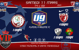 U8/U9 - Plateau a Sainte Ménéhould (4 équipes)