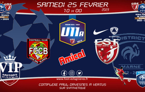 U11A - AMICAL - FCCB Vertus vs ESF11A